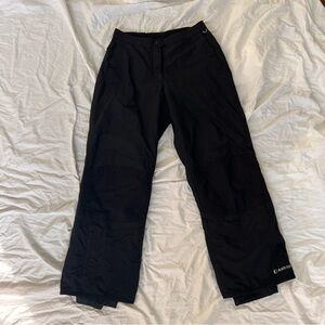 Black Dot Black ski pants water resistant and insulated // Size: M